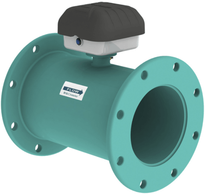 McCrometer Flanged Electromagnetic Flow Meter, Dura Mag Battery Powered